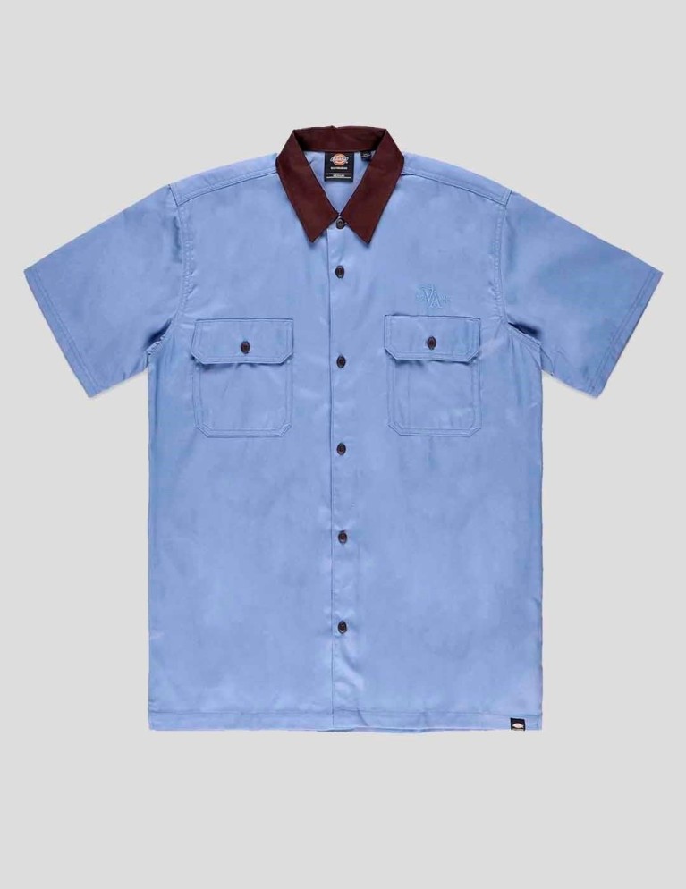 T-shirt DICKIES x vincent alvarez camicia golf blu